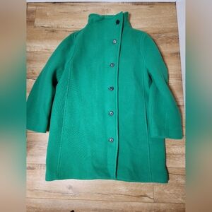 $398 NWT J CREW Nello Gori Villa COAT STADIUM CLOTH WOOL LIMITED EDITION Size 14